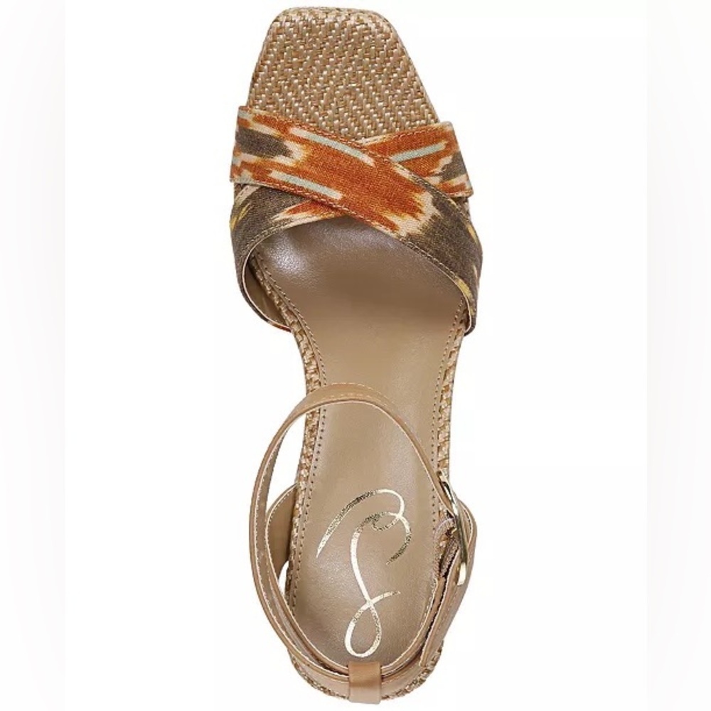 SAM EDELMAN Women's Nolita Raffia Platform Sandals - Picture 12 of 12